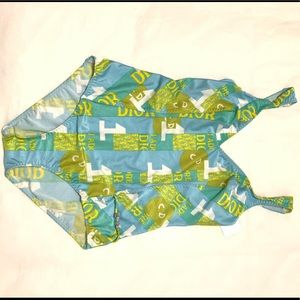 Christian Dior Spring 2005 Logo Swimsuit
